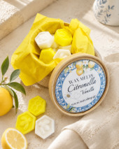 Μικρή προεπιλεγμένη φωτογραφία CITRONELLA VANILLA WAX MELTS 85gr